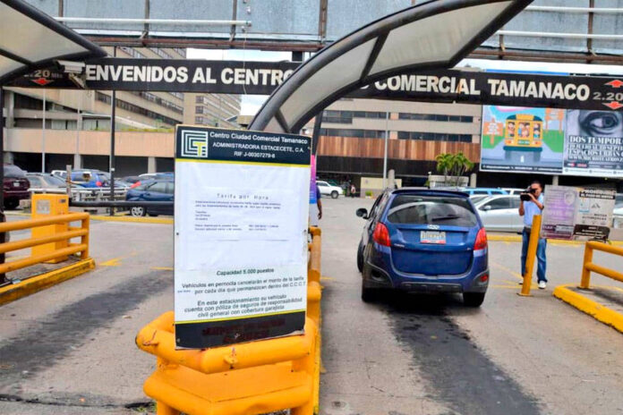 Tarifas de estacionamientos en Venezuela
